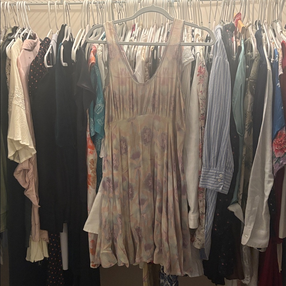 Free People Floral Sleeveless Dress size 6